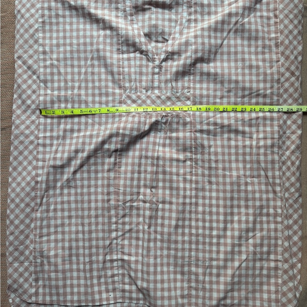 Organic Cotton Pink Gingham Caftan Dress by Pehr - Picture 3 of 11